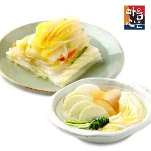 [마음심은] 백김치 5kg + 동치미 5kg / 익을수록 시원한