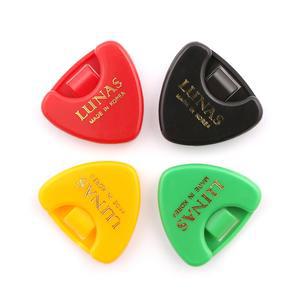 루나스 플라스틱 기타 피크 홀더 꽂이 케이스 (1개)