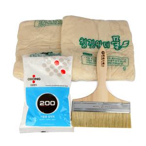 도배풀세트 도배용품 공구 풀 본드 솔