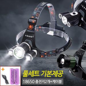 충전식 헤드랜턴 LED 후레쉬 라이트 후레쉬 줌헤드랜턴 라이트 플래쉬 손전등