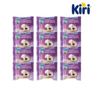 끼리 크림치즈 찰떡 블루베리 12개 / 개별포장 찹쌀떡 아이스찰떡 모찌 퓨전떡 디저트 인생떡