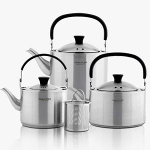 [퀸센스] 모던 인덕션 겸용 304 스텐 주전자 1.2L /2.5L/ 4L 모음