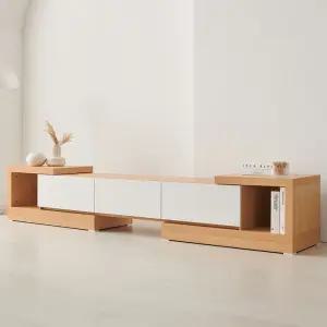 샬롯 익스텐션 TV 거실장 확장형거실장 높은 티비다이 선반 받침대 1600