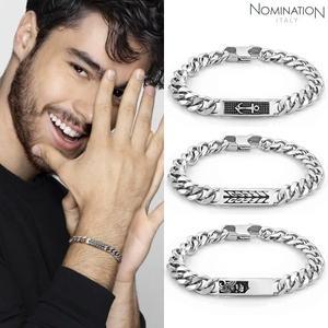 [노미네이션]팔찌 INSTINCT MARINA (인스팅트) vintage effect details and black crystal 027910 (택1)