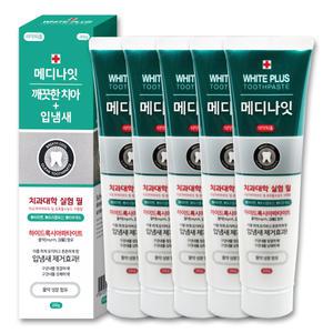 메디나잇 입냄새 깨끗한치아 치약 200g 5개