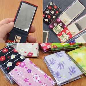 (일본) 손거울 겸용 이쑤시개 포켓 파우치 요지케이스