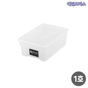 센스정리함 1호 (4L) 다용도정리함 리빙박스 반투명박스 수납함 플라스틱 리빙 수납 보관 보관함