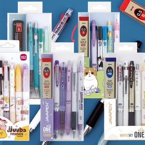 [문구티쳐] 자바 올인원 선물세트 5종 택1 / 볼펜,형광펜,샤프,샤프심 구성 / 종합세트 / 필기도구모음