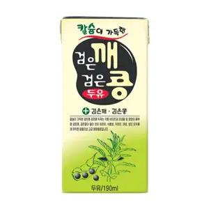 서울우유 검은깨.검은콩 두유190mlx24개/멸균우유 우유