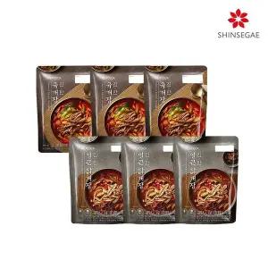 [NS홈쇼핑][피코크] 진한 육개장 3팩 + 얼큰 닭개장 3팩 (총 3kg)[32304547]