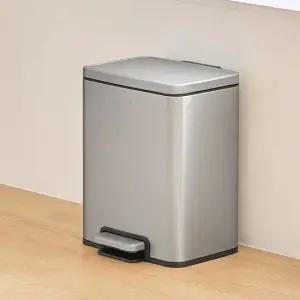 비바 무소음 페달 휴지통 20L 종량제 냄새차단 기저귀 인테리어