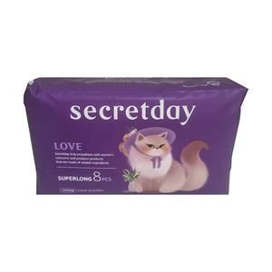 시크릿데이 러브 43cm 생리대 날개형 슈퍼롱 8개입
