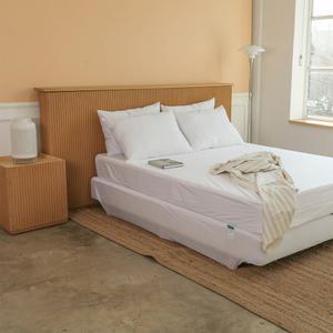 세컨투넌 밴드형 국내산 슈퍼싱글 110x200x22Cm 방수 속커버 매트리스 침대 커버 알러지케어 항균 진드기차