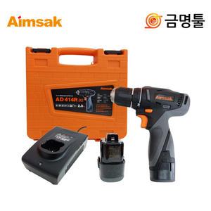 아임삭 AD414R 3G 충전드릴 2.0AH 2팩 AD414R후속 14.4V 2단속도조절