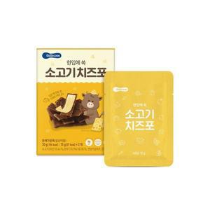 베베쿡 한입에 쏙 소고기치즈포 15g 2개입