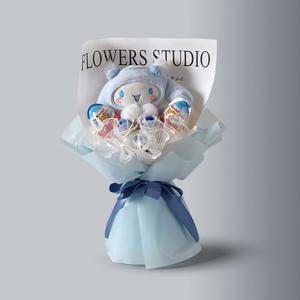 산리오 코스튬 킨더 조명꽃다발 가방고리 이벤트 생일 기념일