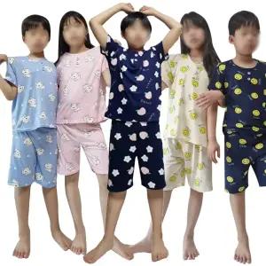 아동 피치 반팔 잠옷 상하 세트 강아지 복숭아 실내복 홈웨어 파자마 상하복 사방스판 키즈 여름 봄 반팔셋