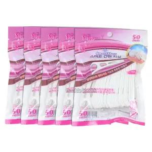 스마트 간편 치실 Y타입 50p x 5팩 //앞니/어금니겸