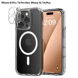 아이폰 16 15 프로 맥스 플러스/최고급/변색방지/2배 강학 자력 맥세이프 호환/에어쿠션/충격 흡수/카메라 렌즈 보호 풀커버/필름 세트/하이브리드 이중구조/투명/클리어/슬림/아머/범퍼/정품/탱크/추천/케이스