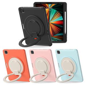 아이패드 프로 6세대 5세대 4세대 12.9인치 케이스 회전 범퍼 마카롱 아머 보호 세로거치가능