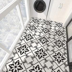 화장실 타일 덧방 주방 현관 욕실 잘떨어지는 시트지 스티커 5장