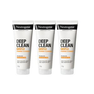 뉴트로지나 딥클린 젠틀 포밍 클렌저 100g X3개