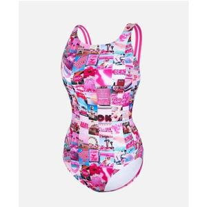 레노마수영복 HC04 수경+수모+폴리백+브라컵*여성 실내X형 탄탄이 수영복 수경수모 색