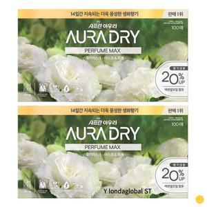아우라 드라이시트 건조기 섬유유연제 생화향기 2개