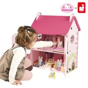 마드모아젤 인형의집+행복한 콩지래빗 가족 SET