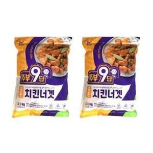 [목우촌] 주부9단 골든 치킨너겟 1.1kg X 2개