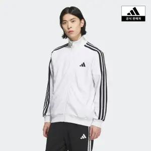 [아디다스](의정부점)[아디다스코리아공식] 3S 레귤러 핏 더블니트 트랙 재킷 [JV6979]
