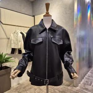 [대구백화점] [ab.f.z]리얼 양가죽 벨트 라이더 재킷(AOZ5FFL3G)