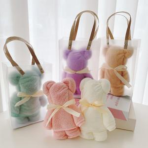 어린이집 생일선물 답례품 유치원 구디백 단체 학원 곰돌이 수건 타올 포장세트