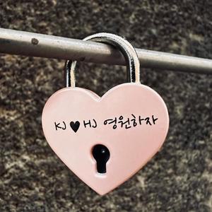 [모두쇼핑]남산 하트 자물쇠 무료각인 커플 사랑의자물쇠 남산자물쇠 하트자물쇠 다이어리자물쇠 저금통자