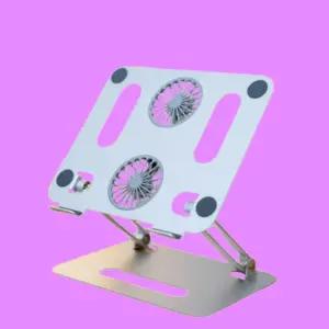 게이밍 노트북 쿨링 패드 쿨러 거치대/접이식/쿨링팬/저소음/받침대/스텐드/높이조절/휴대용/쿨링패드/게임