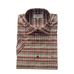 [카운테스마라](센텀시티점)일반핏 밑단일자 체크 반팔셔츠 CDCY2C2211R0