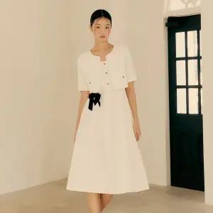 [케네스레이디](신세계 사우스시티)리본 벨티드 레이어드 원피스 EWOPOF0200