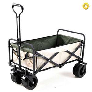 대형 웨건 캠핑용 캐리어 접이식 캠핑 폴딩 카트 수레 8인치