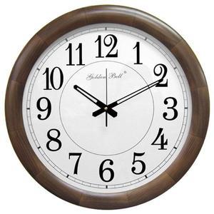 GPM1070 대형 원목 월넛 원형 벽시계 50cm 제조한국