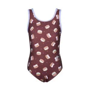 여아 마카롱 원피스수영복 브라운 RN-GS2E805-BR