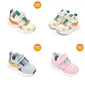 [토박스](본점)[다이노솔즈] 토박스 빛나는 아동 LED 운동화 티렉스 볼케이노 토들러 DNKCF3TSTV11