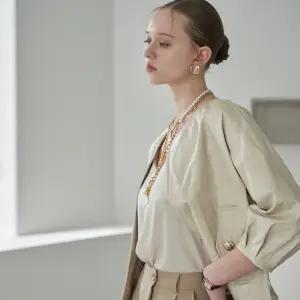 [르니앤맥코이]시크 핀턱 페이크레더 자켓 ML03JK001HJYC