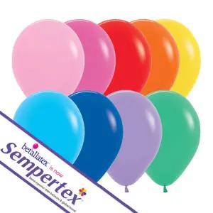 셈퍼텍스 13cm 라운드풍선 100개입_스탠다드