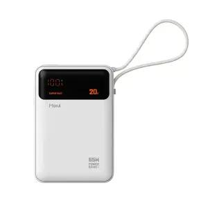 모루이 MT-65 20000 기내 반입 65W 대용량 보조배터리 화이트
