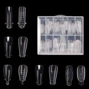 듀얼 젤 네일 연장 세트 폼 팁 5종 사이즈 다양 젤네일 사이즈별팁 네일폼 네일연장 네일재료 네일도구 글루용팁 폼팁세트 손톱연장 듀얼팁