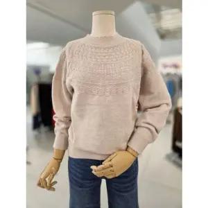 [갤러리아] 나인스텝 물결 반목 니트 (N25NW5408)