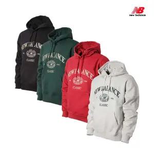 뉴발란스 UNI 헤리티지 NBN0E41123 (4종택1) 기모 후드티