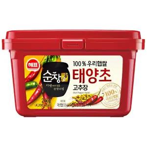 사조 해표 순창궁 우리햅쌀 태양초 고추장 2kg x 1개 / 장류