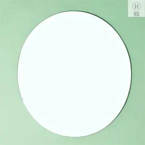 깨지지않는 안전 아크릴거울 50cm 원형 부착식 전신거울 현관인테리어