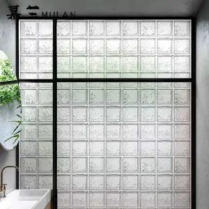 유리블럭 시트지 시골집 8종류 셀프 벽돌모양 인테리어 1. 01번 60x100cm